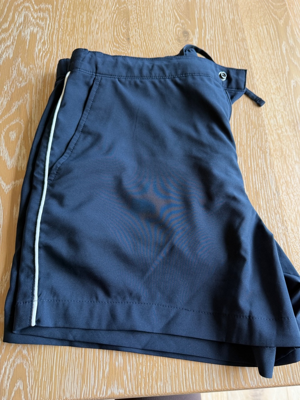 Men's Navy Abercrombie Swim Trunks
